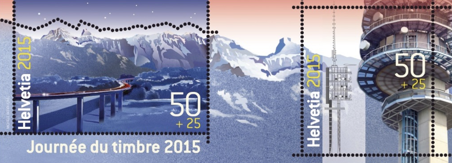 Timbre Helvetia Journée du timbre, Helvetia 2019